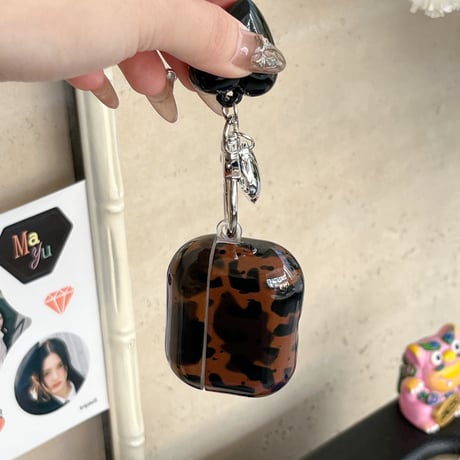 琥珀色 Airpods 4ケース 美しい Airpodspro2/proカバー Airpods3/2 秋冬に大人気 シック プレゼントにおすすめ[M4743]