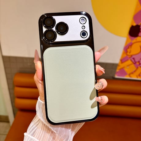 皮とメッキ iPhone17ProMax/17Proケース カメラレンズ保護 iPhone17/16Promax/15カバー 軽量 丈夫 [M5856]