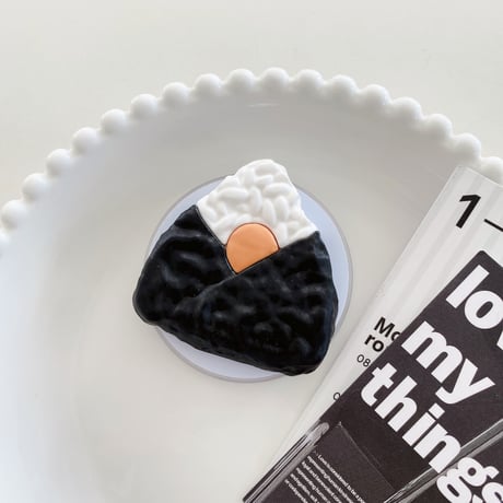 食べ物スマホグリップ マグセーフ式 折り畳み式グリップトーク 卓上スタンド機能付き 耐久性あり プレゼントにおすすめ[M3681]