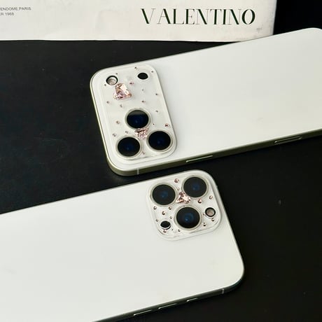 ダイヤカメラカバー iPhone17 iPhone17Pro iPhone17ProMax ガラス保護フィルム キラキラ おしゃれ きれい 人気[M6069]