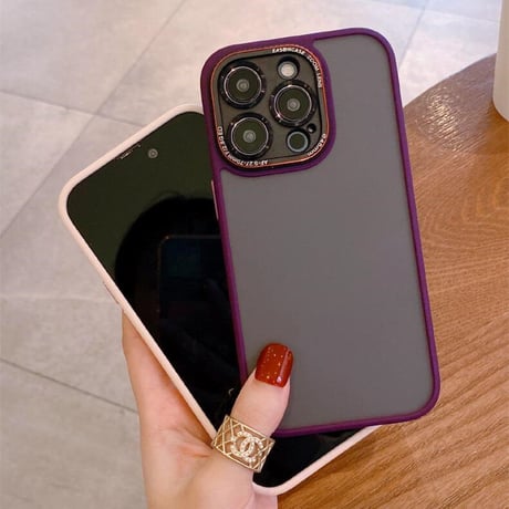 指紋防止 iphone14pro/14promaxカバー マット加工 汚れ付きにくいiphone13/12promaxカバー  耐衝撃 滑りにくい 高品質[M2294]