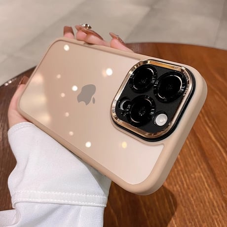 金属カメラカバー iPhone16Pro/16ケース耐衝撃 黄ばまないiphone15pro/14/13promax/12カバー シンプル 高品質[M4767]