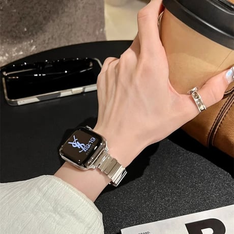 おしゃれ光沢感 Apple watch10/9 バンド Ultra series8 7 6 5 4  3 2 SE SE2 オシャレアップルウォッチベルトシック 存在感抜群 高級感[M4874]
