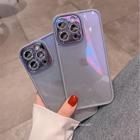 【iPhone15対応】耐衝撃高透明iPhone14promaxケース  キラキラカメラレンズ保護フィルム付き 高級感 頑丈[M2254]