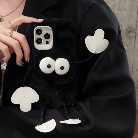 お揃いモンスター iphone14/13promaxケース  面白い 柔らか iphone12/11カバー  秋冬人気アイテム キュート おすすめ[M2253]