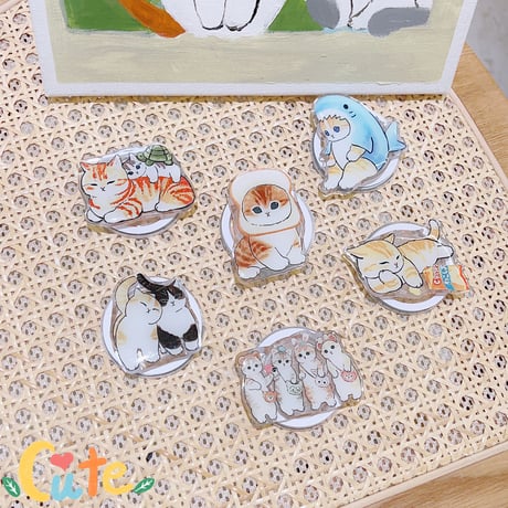 Panda Catスマホグリップ マグセーフ式 折り畳み式グリップトーク パンダ 卓上スタンド機能付き 耐久性あり ギフトに最適[M3749]