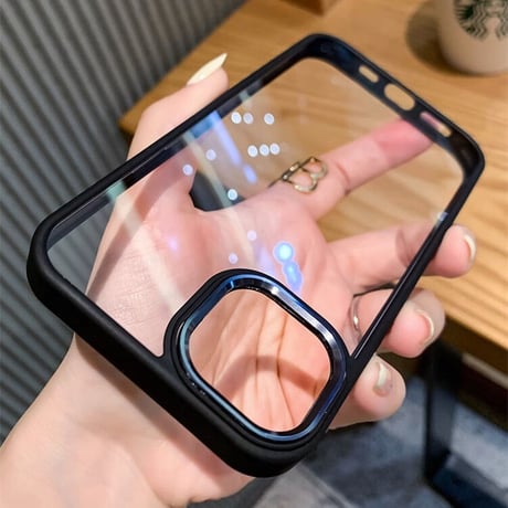iPhone15/15Proケース クリア 高透明 黄ばまない 金属レンズ枠  頑丈 for iPhone12/13/14カバー オシャレさんにおすすめ[M3503]