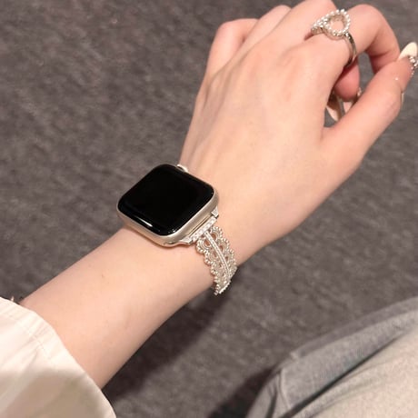 レーストリムデザイン AppleWatchバンド 高級感高品質 AppleWatchベルト Ultra3/2/1 Series 11/10/9/8 SE3/2  エレガント 美しい[M6195]