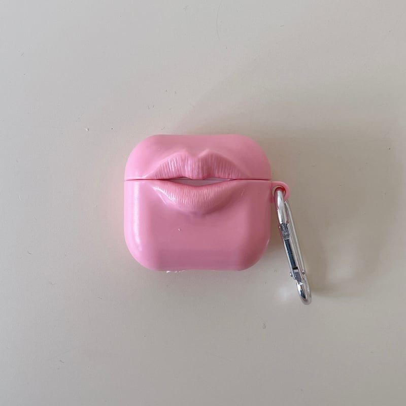 唇デザイン Airpods4ケース レッド/ピンク 可愛い Airpodspro2カバー A