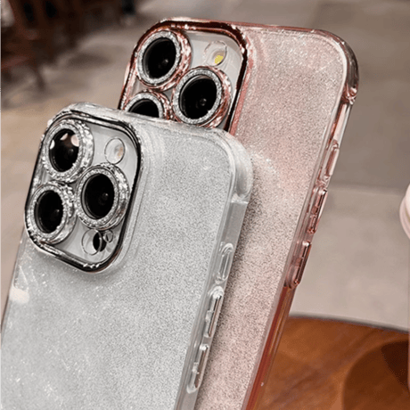 キラキラ iPhone15/15proケース レンズフイルム付 iPhone14pro/13/12カバー  高級感 ラメ入り 丈夫[M4115]