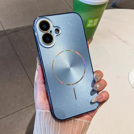 おしゃれ iPhone16/16proケース キラキララメ Magsafe充電 iPhone15pro/14/13promaxカバー カメラカバー 頑丈 [M5443]