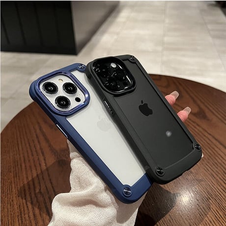 耐衝撃最強 iPhone16Pro/15Promaxカバー 指紋防止 アイフォンSE/13/12/14proカバー ワイヤレス充電対応[M2501]
