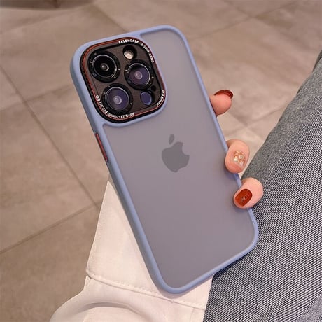 指紋防止 iphone14pro/14promaxカバー マット加工 汚れ付きにくいiphone13/12promaxカバー  耐衝撃 滑りにくい 高品質[M2294]