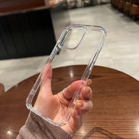 黄ばまない iPhone14/15proケース 高透明クリア iPhone13/12/11proカバー 軽い 使いやすい 定番 ハードケース [M3238]