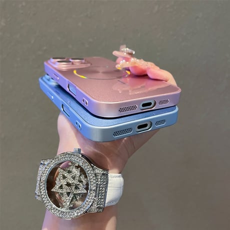 キラキラ iPhone16Pro/16plusケース 耐衝撃 Magsafe対応 iPhone15promax/14/13proカバー 高級感 全面保護 贅沢 存在感抜群[M5411]