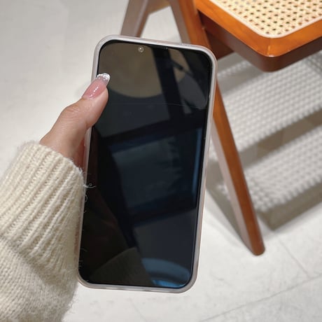 暈し染め 茶色 iphone14pro/13promaxケース 高級感 お揃い AirpodsPro2カバー 高品質  綺麗 黄ばまない 可愛い[M2658]