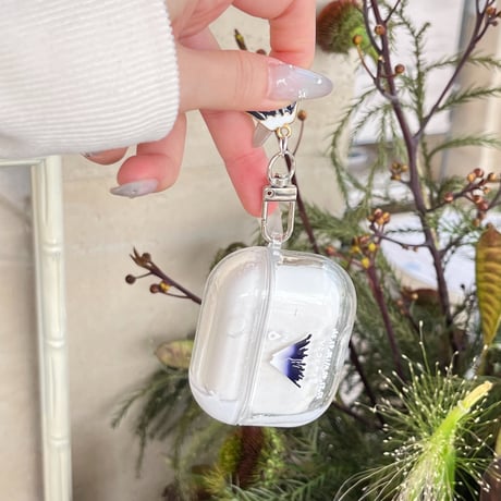 富士山 Airpods 4ケース 動く雪 Airpodspro2/proカバー Airpods第3/2世代 かわいい 山キーホルダー プレゼントにおすすめ[M5067]
