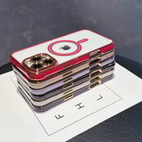 メタリックカラー iPhone16pro/16eケース Magsafe対応 カメラ保護 iPhone15promax/14/13proカバー 黄ばまない 耐久性ある [M5518]