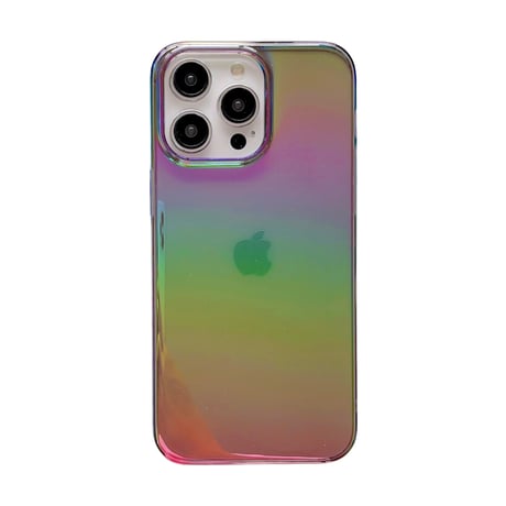 グラデーションカラー iPhone15/15promaxケース キラキラ iphone14pro/13/12カバー ラメ入り きれい 頑丈[M4223]
