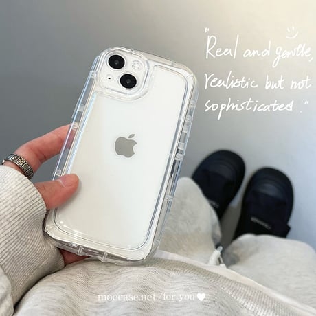 耐衝撃 透明iPhone14/15ケース クリアアイフォン13/12proカバー 全面保護 使いやすい 落下防止枠 トレンド [M2778]