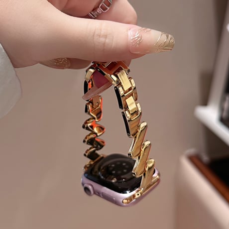高級感 AppleWatchバンド おしゃれ金属 アップルウォッチバンド Series10/9 Ultra series8 7 6 5 4  3 2 SE SE2 高品質 セレブ愛用[M5252]