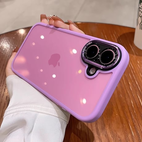 金属カメラカバー iPhone16Pro/16ケース耐衝撃 黄ばまないiphone15pro/14/13promax/12カバー シンプル 高品質[M4767]