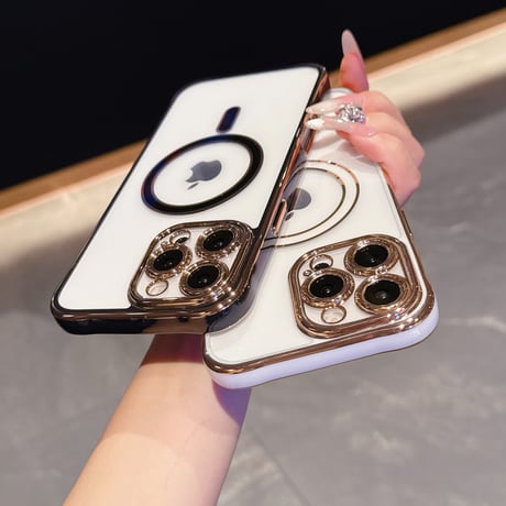 メタリックカラー iPhone16pro/16eケース Magsafe対応 カメラ保護 iPhone15promax/14/13proカバー 黄ばまない 耐久性ある [M5518]