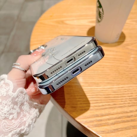 ジュエリータンポポ iphone13mini/12proケース  キラキラクリアiphone11pro/se3カバー  高品質 メッキ 頑丈 シンプル 全面保護 [M1811]