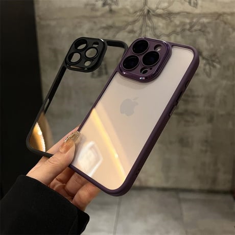 滑り止め加工 iPhone16pro/15promaxケース  高透明 黄ばまないアイフォン14Promax/13/12proカバー カメラ保護 高品質[M3676]
