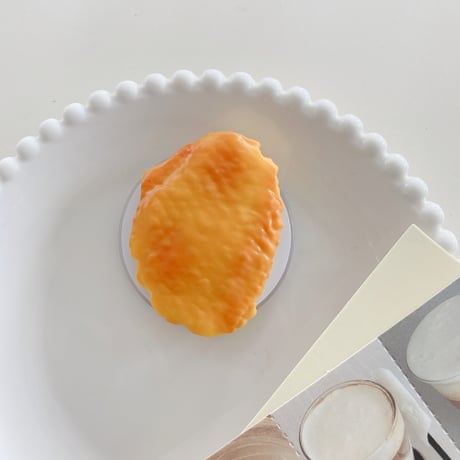 食べ物スマホグリップ マグセーフ式 折り畳み式グリップトーク 卓上スタンド機能付き 耐久性あり プレゼントにおすすめ[M3681]
