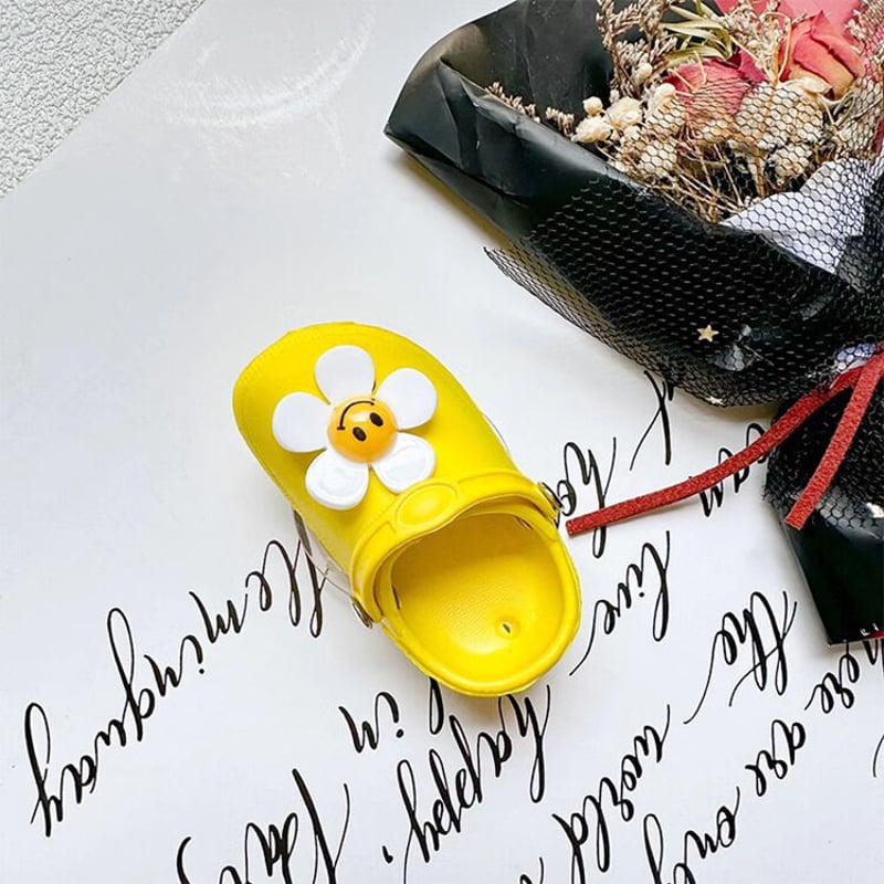 サンダル スマホグリップ 笑顔の花 にこちゃん かわいい 面白い