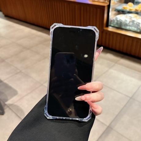 ロングストラップ付 iPhone16pro/16eケース リングスタンド付 iPhone15promax/14カバー 四角耐衝撃加工 [M5357]