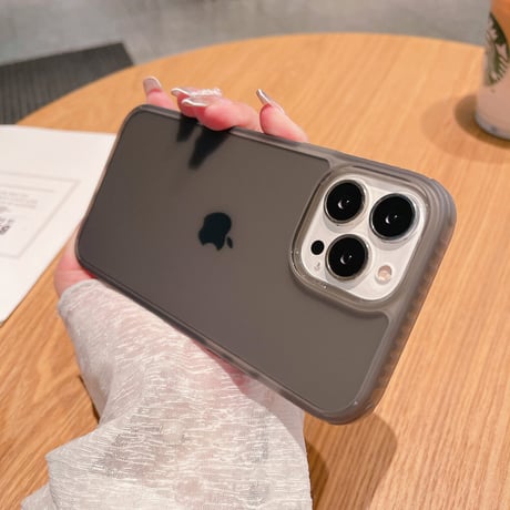 耐衝撃 iphone14Plus/13promaxケース  マットな質感 透明 iphone12/11promaxカバー  滑りにくい  高品質  指紋防止[M2096]