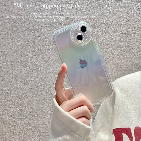 レインボーカラー iphone14/13proケース リボンデコカメラレンズ  iphone12/11カバー  可愛い  お洒落 プレゼントにおすすめ[M2168]