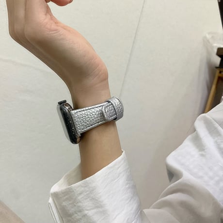 レザー Apple watchバンド エレガント アップルウォッチベルト Ultra3 series11 10 98 7 6 SE3 SE2  高級感 耐久性ある[M5800]