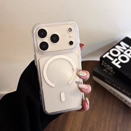レンズカバー2つ iPhone17/17Proケース MagSafe対応 iPhone17Promax/16Pro/15Proケース 指紋防止 耐衝撃頑丈[M6109]