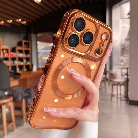 メタル iPhone17ProMax/17Proケース  MagSafe対応 クリア iPhone17/16Pro/15Proカバー カメラ保護 軽量 持ち運びやすい[M6171]