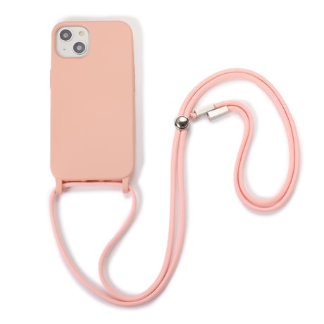 肩掛けストラップ付 iphone14pro/14Plusケース シンプル シリコンアイフォン13mini/12カバー 頑丈 お揃い 男女向け[M2135]