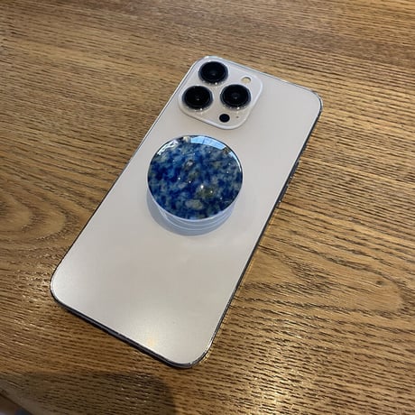 大理石調 ガラス スマホグリップスタンド  かわいいオシャレ 粘着タイプ 個性ファッション 全機種対応 ギフトにおすすめ[M2600]