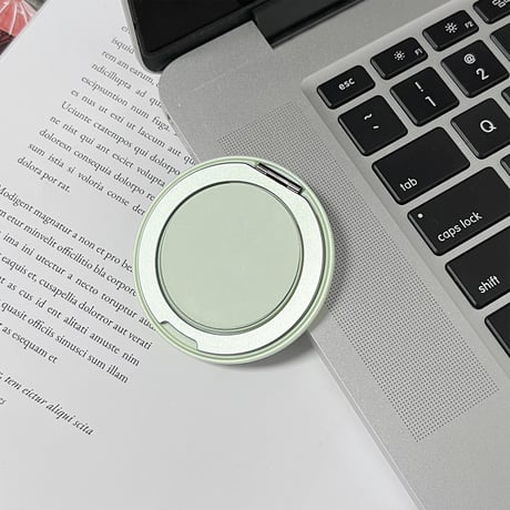 可愛いMagSafe対応スマホリング グラデーションカラー 磁石グリップ マグネット式スタンド 便利 ギフトに最適[M4862]
