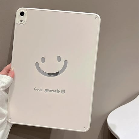 にこちゃん iPad Air5/4ケース ホワイト アイパッドiPad Pro 2022 11インチカバー10.9/10.2inch保護カバー 頑丈 [M4461]