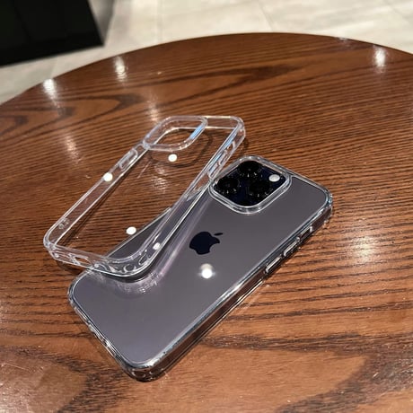 黄ばまない iPhone14/15proケース 高透明クリア iPhone13/12/11proカバー 軽い 使いやすい 定番 ハードケース [M3238]