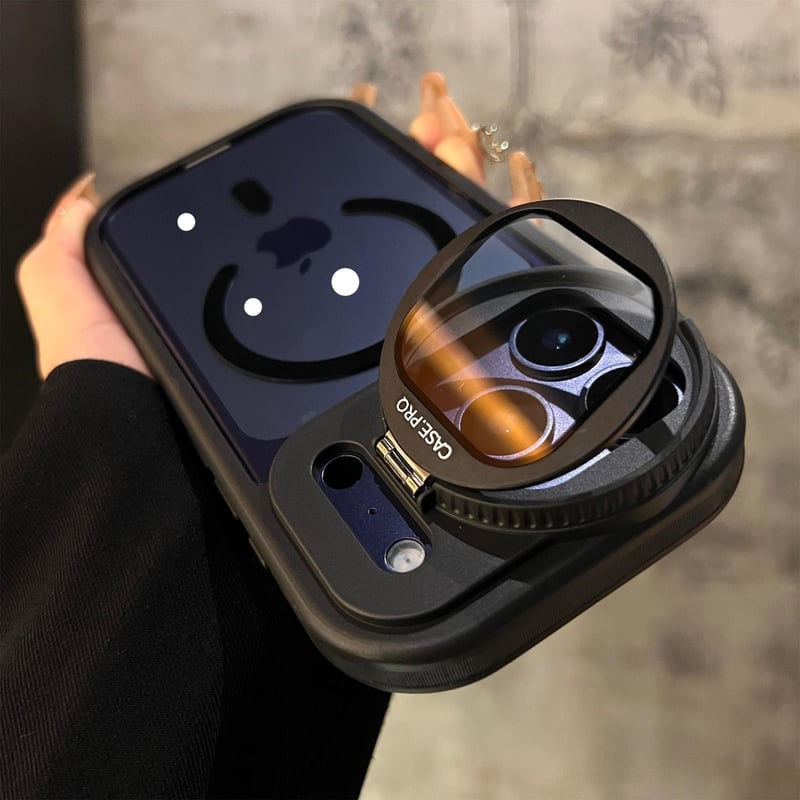 カメラ保護ケース付 iPhone17Pro/16ProMaxケース スタンド機能 Magsaf