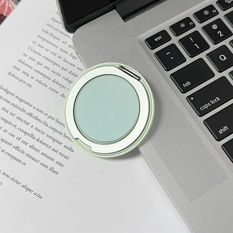 可愛いMagSafe対応スマホリング グラデーションカラー 磁石グリップ マグネット式スタンド 便利 ギフトに最適[M4862]
