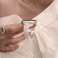 レーストリムデザイン AppleWatchバンド 高級感高品質 AppleWatchベルト Ultra3/2/1 Series 11/10/9/8 SE3/2  エレガント 美しい[M6195]