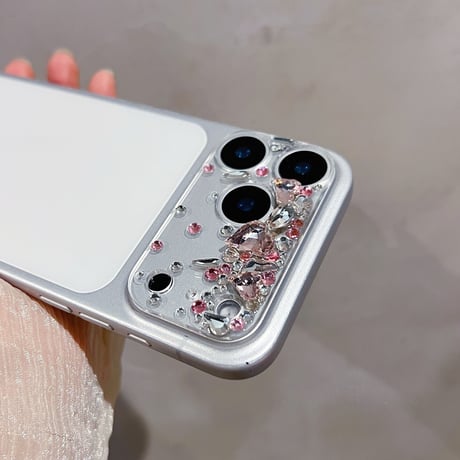 豪華ダイヤカメラカバー  iPhone17Pro iPhone17ProMax 贅沢 保護フィルム キラキラ おしゃれ きれい 人気[M6112]