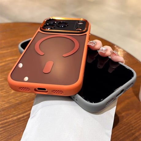 カメラコントロールボタンカバー付 iPhone17Pro/17ProMaxケース MagSafe対応 耐衝撃 iPhone17/Airケース 高級感 黄ばまない 頑丈[M5687]
