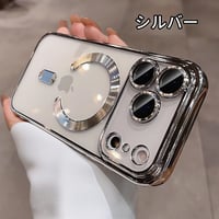 MagSafe対応 iPhone17ProMax/17Proケース  メタルライン クリア iPhone17/Airカバー カメラ保護 軽量 持ち運びやすい[M5713]