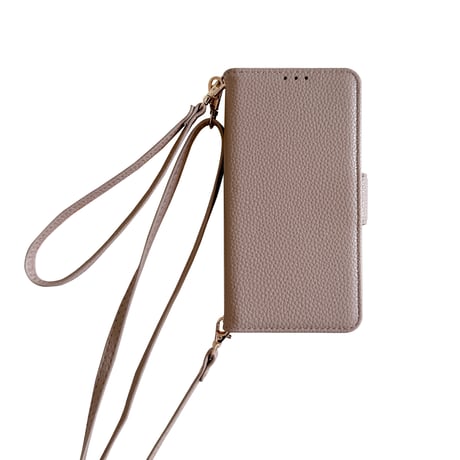 手帳型 アイフォン16pro/15ケース ストラップ付 革製 iPhone14promax/13/12カバー カード収納 スタンド付[M4462]