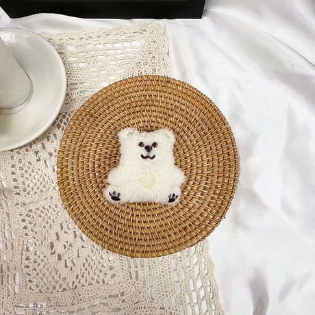 熊ちゃんスマホグリップスタンド  かわいいオシャレ 可愛い 粘着タイプ 柔らかい 全機種対応 ギフトにおすすめ[M2592]